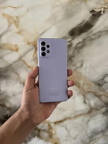 TV və video: Samsung Galaxy A52, 128 GB, rəng - Bənövşəyi, Barmaq izi — 3