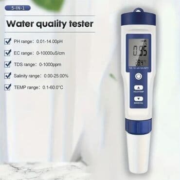 Multifunksional Ph-metr. Model: JQ-005 5-in-1 rəqəmsal su keyfiyyəti lalafo.az -da Multifunksional Ph-metr. Model: JQ-005 5-in-1 rəqəmsal su keyfiyyəti