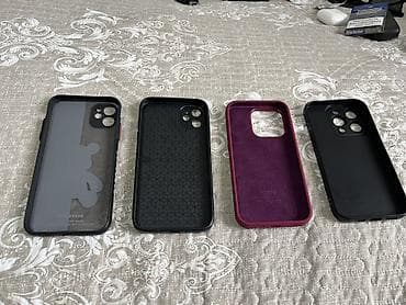 mini ats: 4 eded kabro 15 manat IPhone üçün 4 ədəd qoruyucu örtük dəsti - Model — 2
