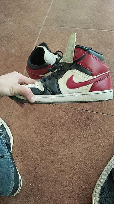 qara botinkalar: Nike Air Jordan 1 Mid “Black/White/Red” - Model: Air Jordan 1 Mid - — 2
