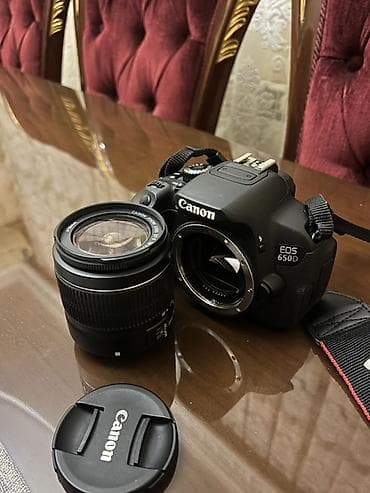 Fotokameralar: Canon EOS 650D DSLR fotoaparat dəsti Real alıcı ilə qiymətdə — 2
