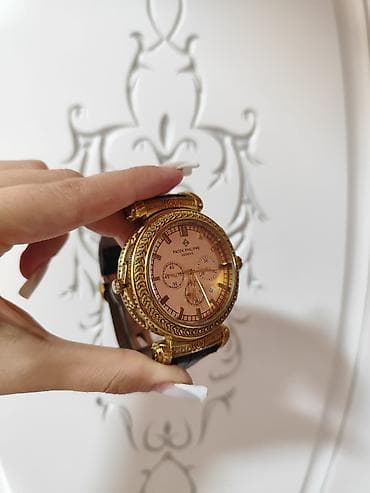 ucuz saatler: İşlənmiş, Qol saatı, Patek Phillipe, rəng - Qızılı — 2