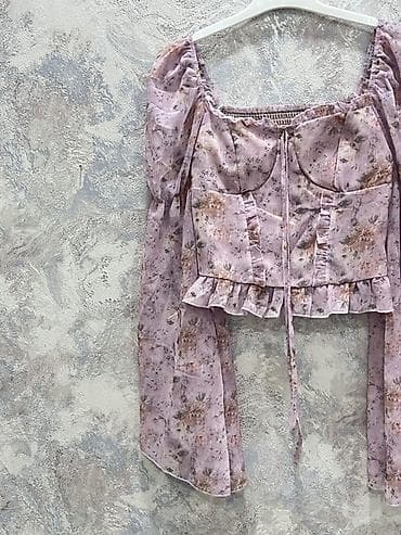 ten effekti: 1 defe geyinilib 20 ye alınıb Romantik üslublu qadın bluzası - — 2