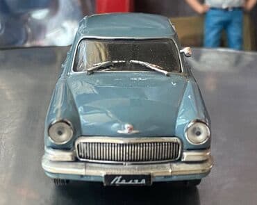 Kolleksiya qaşıqları: Коллекционная модель GAZ-21R Volga third series grey 1962 Deagostini — 4
