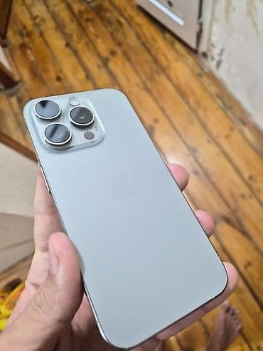 IPhone 15 Pro, 256 GB, Gümüşü, Simsiz şarj