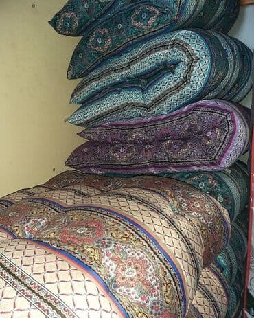 həsir xalca: Tək nəfərlik döşəklər yun sintifon bambuk — 2