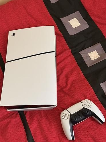 hi fi: PlayStation 5 (PS5) oyun konsolu + DualSense pultu - Rəng: ağ/qara - — 1