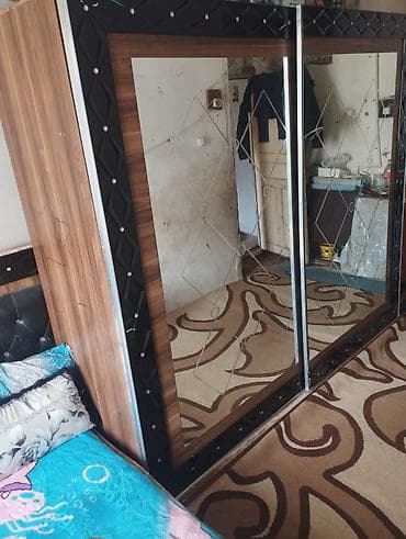 dəmir skaf: İkinəfərlik çarpayı, Dolab — 2