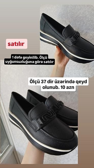 lofe: Ölçü: 37, rəng - Qara, Yeni — 1