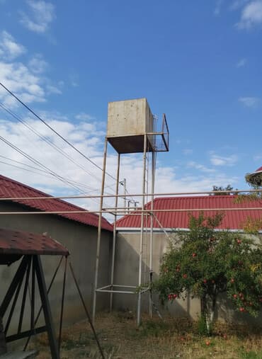 su çəni 2 tonluq: Bak, Metal, 3000 l l, İşlənmiş, Ünvandan götürmə — 1