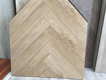 Herringbone naxışlı laminat döşəmə paneli - Dizayn: Təbii palıd — 1