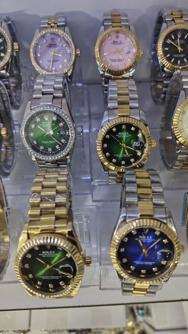 cütlük qolbaq: Yeni, Qol saatı, Rolex, rəng - Mavi — 6