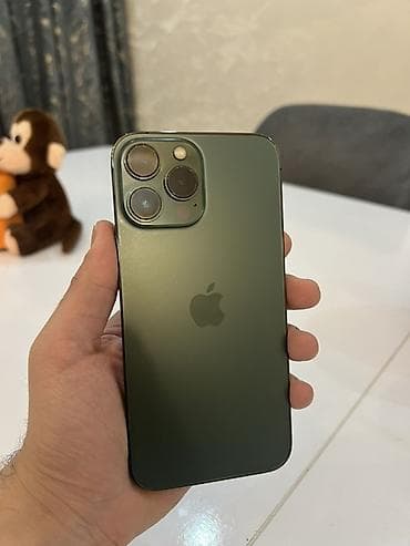 iphone 16 bakı: IPhone 13 Pro Max, 256 GB, Alpine Green, Simsiz şarj — 4