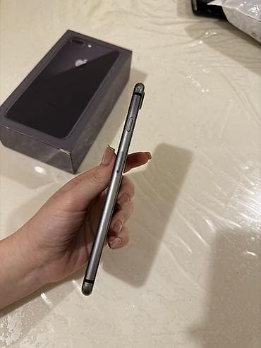 IPhone 8 Plus, 64 GB, Qara, Barmaq izi