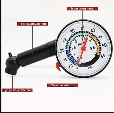 motoskle: Mexanik şin təzyiqölçən (analog manometr) - Təyinat: avtomobil — 4