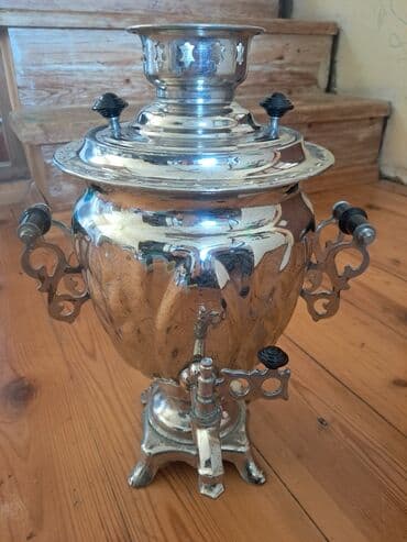 samovar altı podnos: Б/у Электрический Самовар, 2 л, Самовывоз — 1