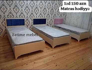 Çarpayılar: Yeni, Təknəfərlik çarpayı, Matras ilə — 1