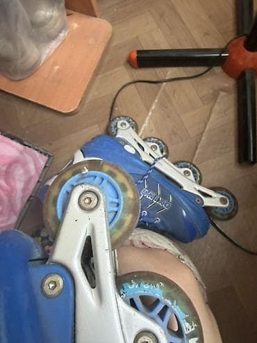DXING marka təkərli konkis (inline roller skates) -ön təkər işığı — 6