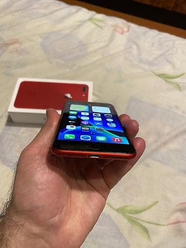 IPhone 8 Plus, 64 GB, Qırmızı, Sənədlərlə — 8