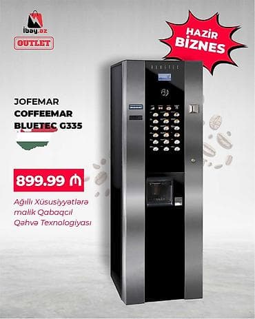 Jofemar Coffeemar BLUETEC G335 – avtomat qəhvə aparatı - Hazır biznes — 1
