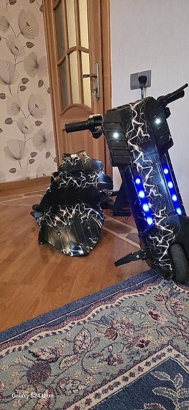 uşaq üçün masinlar: Elektrikli drift kart (hoverkart) – güclü LED işıqlar və “şimşək” — 4