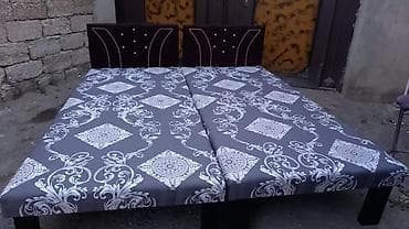 Təzə çarpayılar. 1 nəfərlik çarpayılar 60 manat. 2 nəfərlik taxt 110