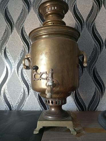 nargiz necef pdf: Qədim samovar, 1885 il, Mis, Vəziyyəti: Yaxşı — 2