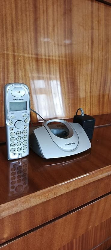 Аристоны: Стационарный телефон Panasonic, Беспроводной, Б/у, Самовывоз, Платная доставка — 2