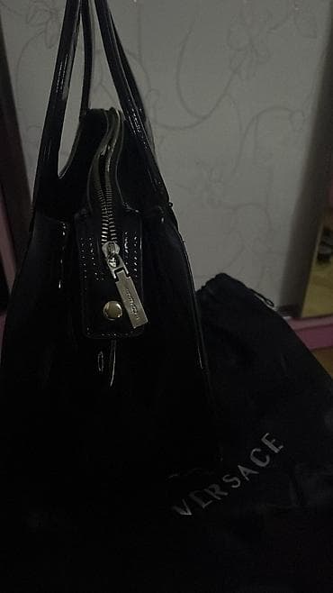 Çantalar: Temiz deriden VERSACE canta — 3