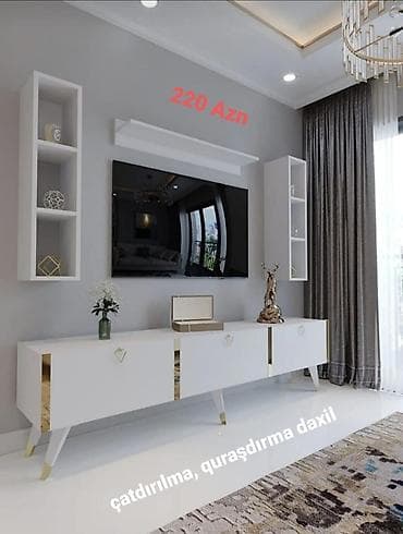 düz divanlar: Yeni, Düz TV altlığı, Polkasız, Laminat, Türkiyə — 1