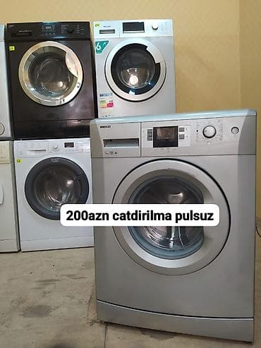 Beko önyükləmə paltaryuyan maşın - Rəng: gümüşü - Ön paneldə rəqəmsal