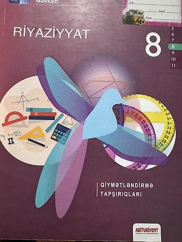 Velosiped ehtiyyat hissələri: Məhsul: Riyaziyyat 8 – Qiymətləndirmə Tapşırıqları (Abituriyent nəşri) — 1