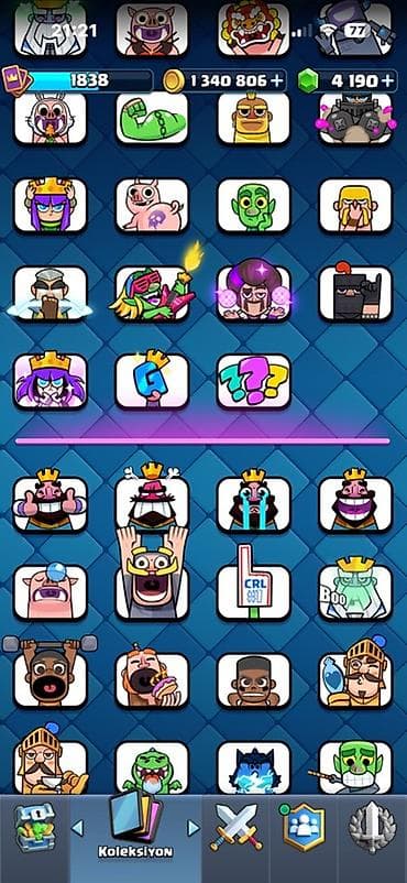 Clash Royale hesabı – “Mirvalex” - Kupa Yolu: 12 772, 30-cu Arena - — 4