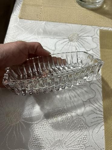 şuşə qab: Təzə! Külqabı xrusral. 
Новая хрустальная пепельница. Дешево — 2