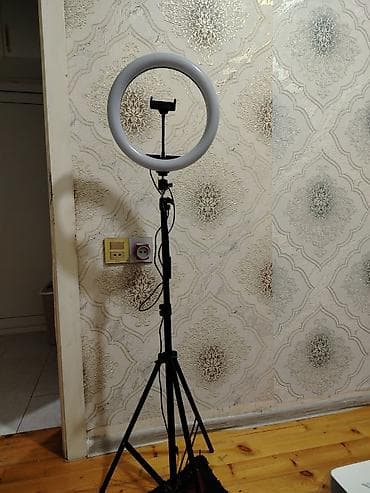 Halka LED ring işıq dəsti – tripod və telefon tutacağı ilə - 26–30 sm