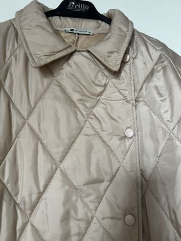 Baş geyimləri: TEZEDI Qadın üçün quilted (kapitone) palto - Rəng: açıq bej - — 6