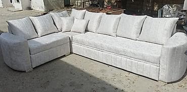 ofis divan: Künc divan, Vеlur parça — 1