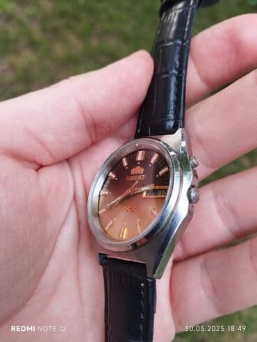 купить часы orient: Б/у, Наручные часы, Orient, цвет - Золотой — 2