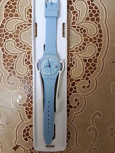 Eynəklər: Yeni, Qol saatı, Swatch, rəng - Mavi — 1