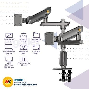 mini pc computer: Monitor ARM NB Ergonomic D9C Gaming / Dual – böyük, geniş (Ultrawide) — 6
