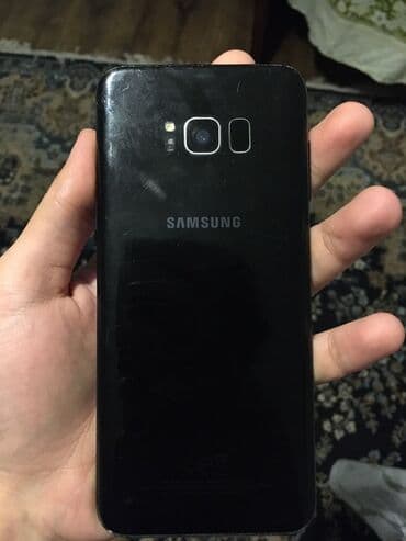 Çəngəllər: Samsung Galaxy S8 Plus, 64 GB, rəng - Qara, Barmaq izi, Face ID — 2