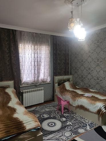 kireditle heyet evleri: Tam mebellə döşənmiş həyət evi - Planlama: geniş qonaq otağı, 3 yataq — 1