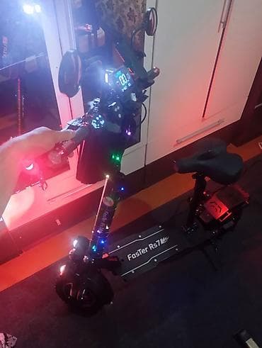 Foster RS7 elektrik skuter - Güclü ikiqat ön amortizatorlu off-road — 6