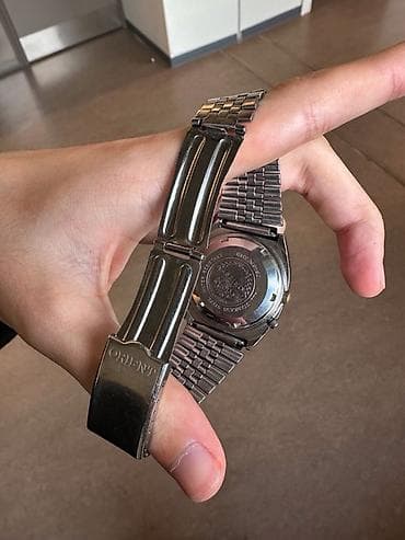 mexanik saat: Qol saatı, Orient, rəng - Gümüşü — 3