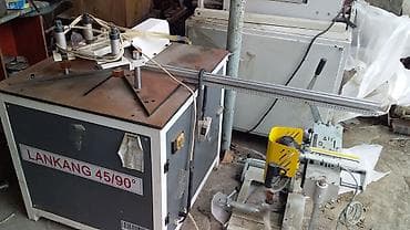 kosa və keçəl şəkilləri: PVC/alüminium pəncərə-qapı istehsalı üçün künc frezə və aksesuar kəsim — 3