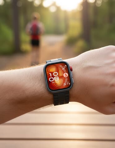 Yeni, Smart saat, Sensor ekran, rəng - Qara