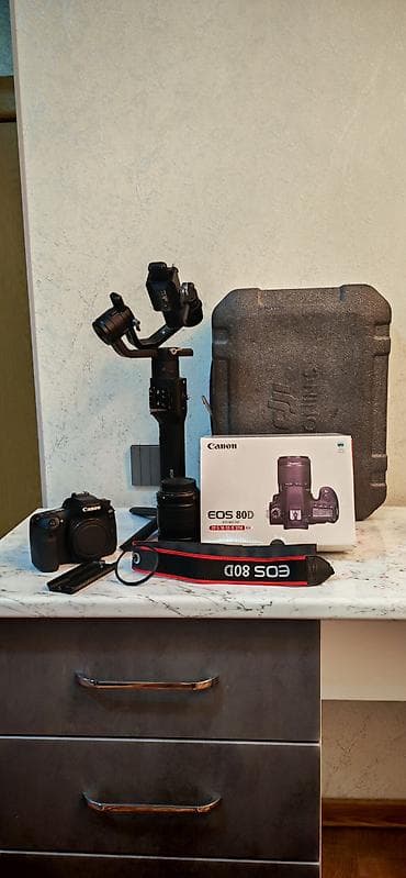Fotokameralar: 📸 Canon EOS 80D + 18-135mm Lens 🔹 38K probek 🔹 İdeal vəziyyətdə 🔹 — 3