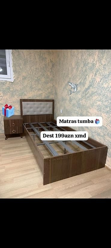 saray mebel: Yeni, Təknəfərlik çarpayı — 1