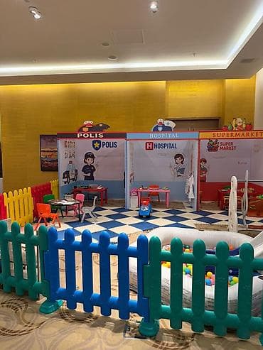 Uşaq üçün modul mini-şəhər oyun zonası – Polis, Xəstəxana və — 9