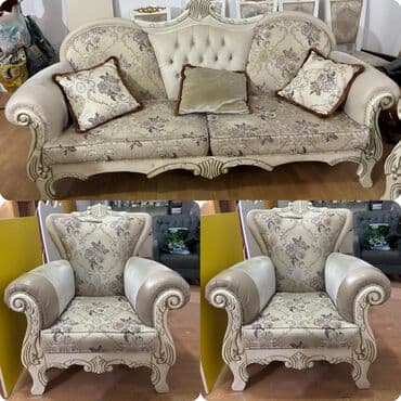 İşlənmiş, Divan, 2 kreslo